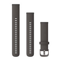 Силіконовий ремінець для Garmin Quick Release Bands (18 mm) Graphite with Slate Hardware