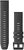 Силіконовий ремінець для Garmin QuickFit™ 22 Watch Bands Slate Gray Silicone with Black Hardware