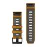 Силіконовий ремінець для Garmin QuickFit 26 Watch Bands Autumn/Pebble Gray Silicone
