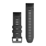 Силіконовий ремінець для Garmin QuickFit 26 Watch Bands Graphite Silicone