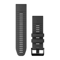 Силіконовий ремінець для Garmin QuickFit 26 Watch Bands Graphite Silicone