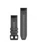 Силіконовий ремінець для Garmin QuickFit 26 Watch Bands Slate Gray Silicone