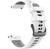 Силіконовий ремінець для годинника Garmin Forerunner 965 (22 mm) Amp Whitestone/Powder Gray with Black Hardware