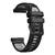 Силіконовий ремінець для годинника Garmin Forerunner 965 (22 mm) Black/Powder Grey with Black Hardware