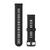 Силіконовий ремінець для годинника Garmin Forerunner Watch Bands (22 mm) Black with Black Hardware