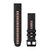 Силіконовий ремінець для годинника Garmin QuickFit 22 Watch Bands Black/Flame Red Silicone