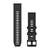 Силіконовий ремінець для годинника Garmin QuickFit 22 Watch Bands Black/Pebble Gray Silicone