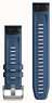 Силіконовий ремінець для годинника Garmin QuickFit 22 Watch Bands Captain Blue Silicone