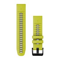 Силіконовий ремінець для годинника Garmin QuickFit 22 Watch Bands Electric Lime/Graphite Silicone