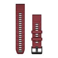 Силіконовий ремінець для годинника Garmin QuickFit 22 Watch Bands Marsala/Graphite Silicone
