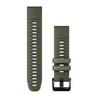 Силіконовий ремінець для годинника Garmin QuickFit 22 Watch Bands Moss/Graphite Silicone