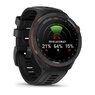 Смарт-годинник Garmin Approach S70 - 47 mm Black Ceramic Bezel with Black Silicone Band