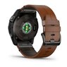 Смарт-годинник Garmin epix Pro (Gen 2) – Sapphire Edition | 51 mm Carbon Grey DLC Titanium with Chestnut Leather Band