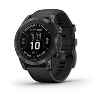 Смарт-годинник Garmin Fenix 7 Pro – Sapphire Solar Edition Carbon Gray DLC Titanium with Black Band