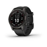Смарт-годинник Garmin Fenix 7S Pro – Sapphire Solar Edition Carbon Gray DLC Titanium with Black Band