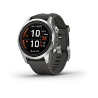 Смарт-годинник Garmin Fenix 7S Pro – Solar Edition Silver with Graphite Band