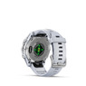 Смарт-годинник Garmin Fenix 8 – 43 mm, AMOLED Silver with Whitestone Silicone Band