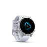 Смарт-годинник Garmin Fenix 8 – 43 mm, AMOLED Silver with Whitestone Silicone Band