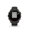 Смарт-годинник Garmin Fenix 8 – 47 mm, AMOLED Sapphire, Carbon Gray DLC Titanium with Black/Pebble Gray Silicone Band