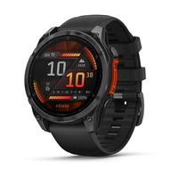 Смарт-годинник Garmin Fenix 8 – 47 mm, AMOLED Slate Gray with Black Silicone Band