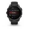 Смарт-годинник Garmin Fenix 8 – 51 mm, AMOLED Sapphire, Carbon Gray DLC Titanium with Black/Pebble Gray Silicone Band