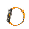 Смарт-годинник Garmin Fenix 8 – 51 mm, AMOLED Sapphire, Titanium with Spark Orange/Graphite Silicone Band