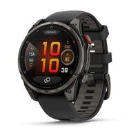 Смарт-годинник Garmin Fenix 8 Pro 47 mm AMOLED Carbon Gray DLC Titanium with Black/Pebble Gray 