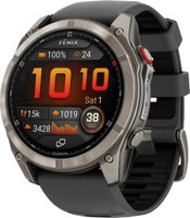 Смарт-годинник Garmin Fenix 8 Pro 51 mm AMOLED Titanium with Graphite/Black Silicone Band