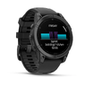 Смарт-годинник Garmin Fenix E – 47 mm, AMOLED Slate Gray Steel with Black Silicone Band