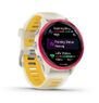 Смарт-годинник Garmin Forerunner 570 - 42mm Raspberry Aluminum with Translucent Bone/Mango Band