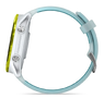 Смарт-годинник Garmin Forerunner 570 - 47mm Amp Yellow Aluminum with Translucent Whitestone/Turquoise Band
