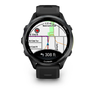 Смарт-годинник Garmin Forerunner 970 Carbon Gray DLC Titanium with Black Case and Black/Translucent Whitestone Band