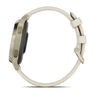 Смарт-годинник Garmin Lily 2 Active Lunar Gold with Bone Silicone Band