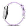 Смарт-годинник Garmin Lily 2 Active Silver with Purple Jasmine Silicone Band