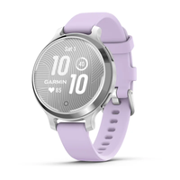 Смарт-годинник Garmin Lily 2 Active Silver with Purple Jasmine Silicone Band