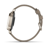 Смарт-годинник Garmin Lily 2 Classic Cream Gold with Coffee Nylon Band