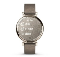 Смарт-годинник Garmin Lily 2 Classic Cream Gold with Coffee Nylon Band