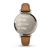Смарт-годинник Garmin Lily 2 Classic Cream Gold with Tan Leather Band