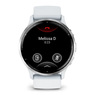 Смарт-годинник Garmin Venu 3 Silver Stainless Steel Bezel with Whitestone Case and Silicone Band
