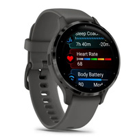 Смарт-годинник Garmin Venu 3S Slate Stainless Steel Bezel with Pebble Gray Case and Silicone Band