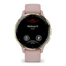 Смарт-годинник Garmin Venu 3S Soft Gold Stainless Steel Bezel with Dust Rose Case and Silicone Band