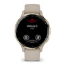 Смарт-годинник Garmin Venu 3S Soft Gold Stainless Steel Bezel with French Gray Case and Silicone Band