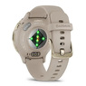Смарт-годинник Garmin Venu 3S Soft Gold Stainless Steel Bezel with French Gray Case and Silicone Band