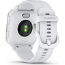 Смарт-годинник Garmin Venu Sq 2 Cream Gold Aluminum Bezel with White Case and Silicone Band