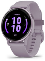 Смарт-годинник Garmin vivoactive 5 Metallic Orchid Aluminum Bezel with Orchid Case and Silicone Band