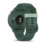 Смарт-годинник Garmin vivoactive 6 Metallic Jasper Green з Jasper Green зеленим силіконовим ремінцем