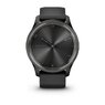 Смарт-годинник Garmin Vivomove Trend Slate Stainless Steel Bezel with Black Case and Silicone Band