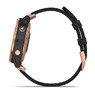 Спортивные часы Garmin Fenix 6S - Pro and Sapphire Editions - Rose Gold-tone with Heathered Black Nylon Band, North