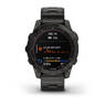 Спортивные часы Garmin Fenix 7 Sapphire Solar Carbon Grey DLC Titanium with Carbon Grey DLC Vented Titanium Band