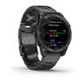 Спортивные часы Garmin Fenix 7 Sapphire Solar Carbon Grey DLC Titanium with Carbon Grey DLC Vented Titanium Band